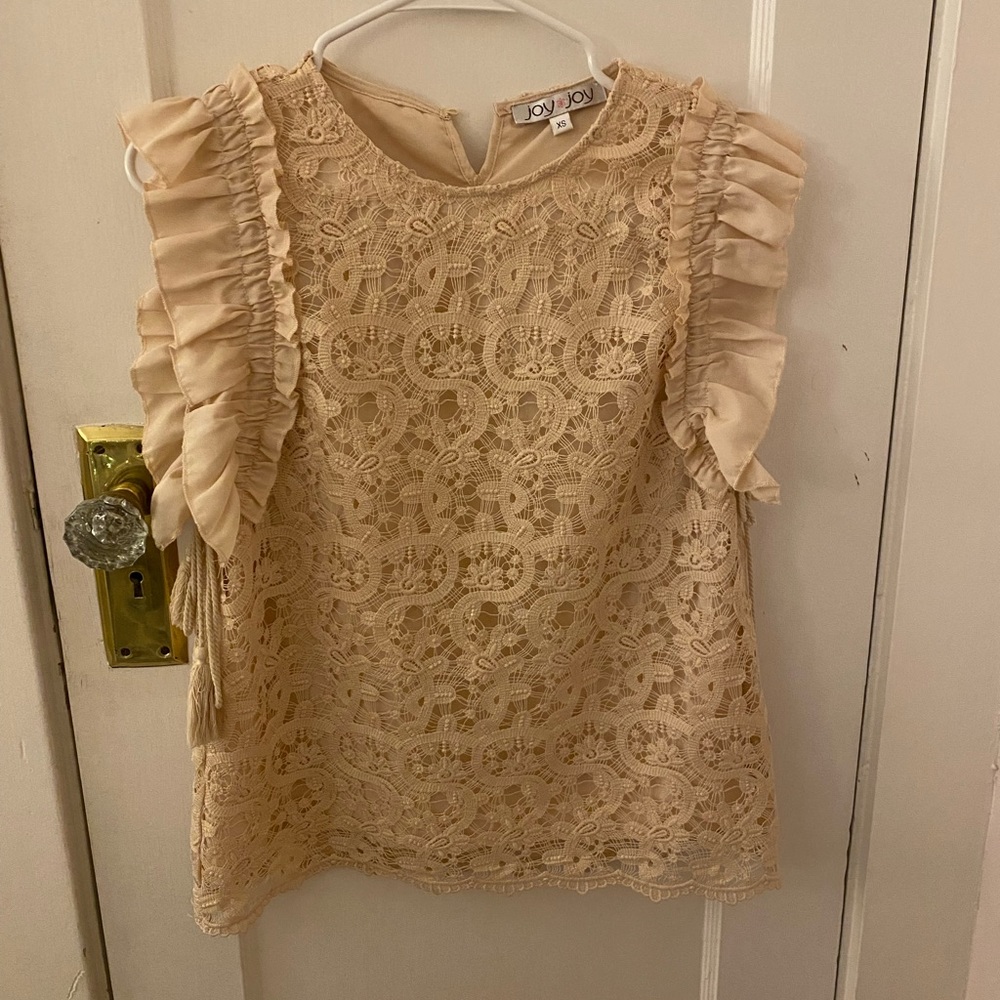 Light Pink Detailed Blouse